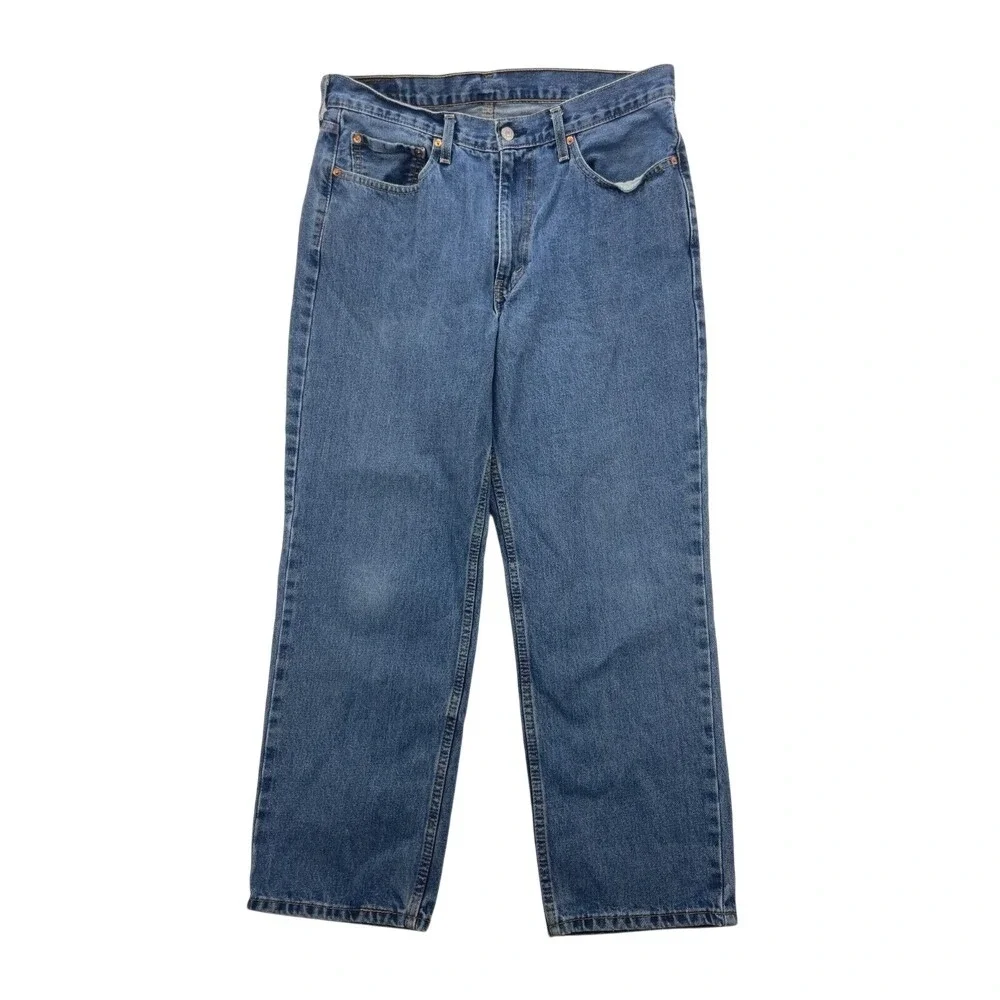 Levi's 550 Relaxed Tapered Jeans Mens 36x30 Blue Denim Classic Casual Everyday